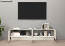 OTTO home Lowboard »VELA, Lowboard, Breite 180 cm, Design mit schrägen Türen,Made in Italy« 1 Stk. tlg. Made in Italy, Maße-B/T/H: 180x35x45, Lowboard, TV-Board, TV-Kommode