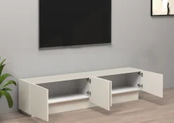 OTTO home Lowboard »VELA, Lowboard, Breite 180 cm, Design mit schrägen Türen,Made in Italy« 1 Stk. tlg. Made in Italy, Maße-B/T/H: 180x35x45, Lowboard, TV-Board, TV-Kommode