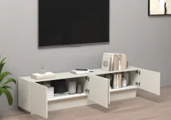 OTTO home Lowboard »VELA, Lowboard, Breite 180 cm, Design mit schrägen Türen,Made in Italy« 1 Stk. tlg. Made in Italy, Maße-B/T/H: 180x35x45, Lowboard, TV-Board, TV-Kommode