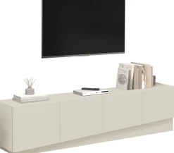 OTTO home Lowboard »VELA, Lowboard, Breite 180 cm, Design mit schrägen Türen,Made in Italy« 1 Stk. tlg. Made in Italy, Maße-B/T/H: 180x35x45, Lowboard, TV-Board, TV-Kommode