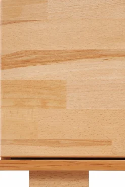 OTTO home Lowboard »VETRO Teilmassiv, Fronten Massivholz, Wohnzimmer, Stauraum,Griffmulde« B/T/H:150/40/40 cm, 3 Schubladen, 3 offene Fächer, kabeldurchführung