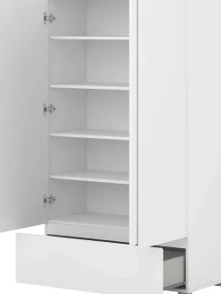 OTTO home Mehrzweckschrank »Metric,Breite 89 cm, Highboard, Universalschrank, Garderobe« Waescheschrank mit viel Stauraum, Einlegeböden verstellbar