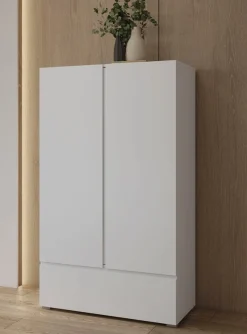 OTTO home Mehrzweckschrank »Metric,Breite 89 cm, Highboard, Universalschrank, Garderobe« Waescheschrank mit viel Stauraum, Einlegeböden verstellbar