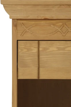 OTTO home Nachtkommode »Indra« Nachttisch mit dekorativen Fräsungen, Breite: 50 cm