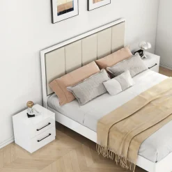 OTTO home Nachtkommode »Sylt Schlafzimmerschrank Garderobe Schrank hochglanz« Spar-Set, modernes Hochglanz Nachtschrank Set (2 Stück) Stilvolles Design, 2 Stk. tlg. Nachttisch Bestseller Beistelltisch Kommode