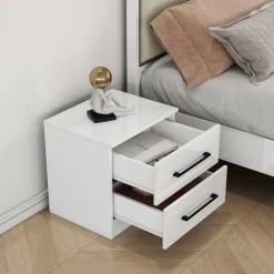 OTTO home Nachtkommode »Sylt Schlafzimmerschrank Garderobe Schrank hochglanz« Spar-Set, modernes Hochglanz Nachtschrank Set (2 Stück) Stilvolles Design, 2 Stk. tlg. Nachttisch Bestseller Beistelltisch Kommode