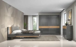 OTTO home Nachtkonsole »Onyx, Nachttisch mit 1 Schublade, hochwertige UV Lackierung Hochglanz« Inklusive LED Beleuchtung,mit Soft-Close-Funktion, Maße (B/T/H) 56/41/92cm