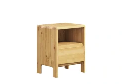OTTO home Nachttisch »Luven« aus massiver Kiefer, mit 1 Schublade, Breite 44 cm
