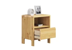 OTTO home Nachttisch »Luven« aus massiver Kiefer, mit 1 Schublade, Breite 44 cm