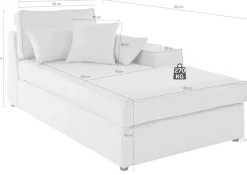 OTTO home Ottomane »Florid« einzeln stellbar oder als Teil eines Modulsofas,auch in Cord