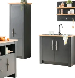 OTTO home Pantryküche »KS-Westminster« Breite 96 cm, ohne E-Geräte