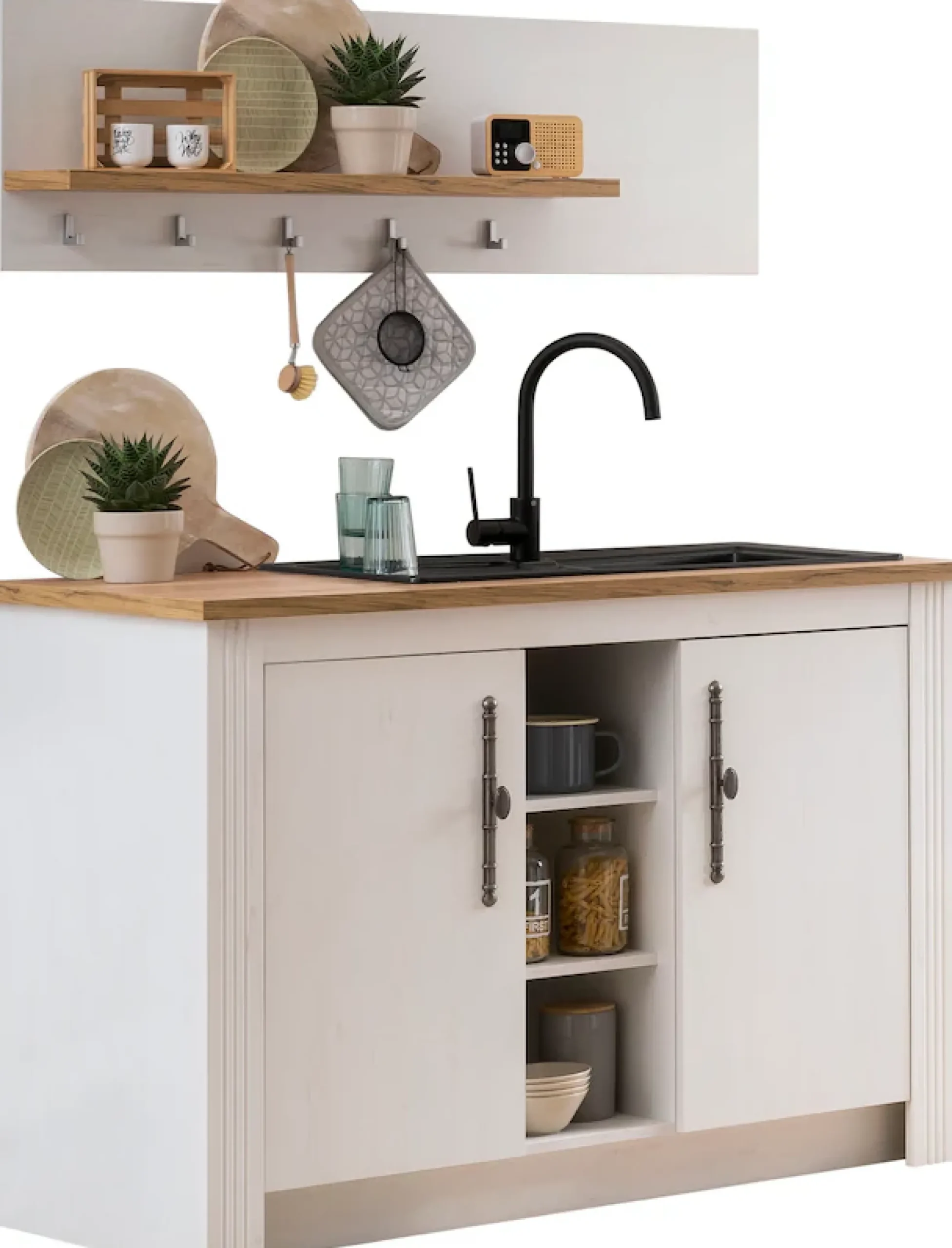 OTTO home Pantryküche »KS-Westminster« Breite 130 cm, ohne E-Geräte