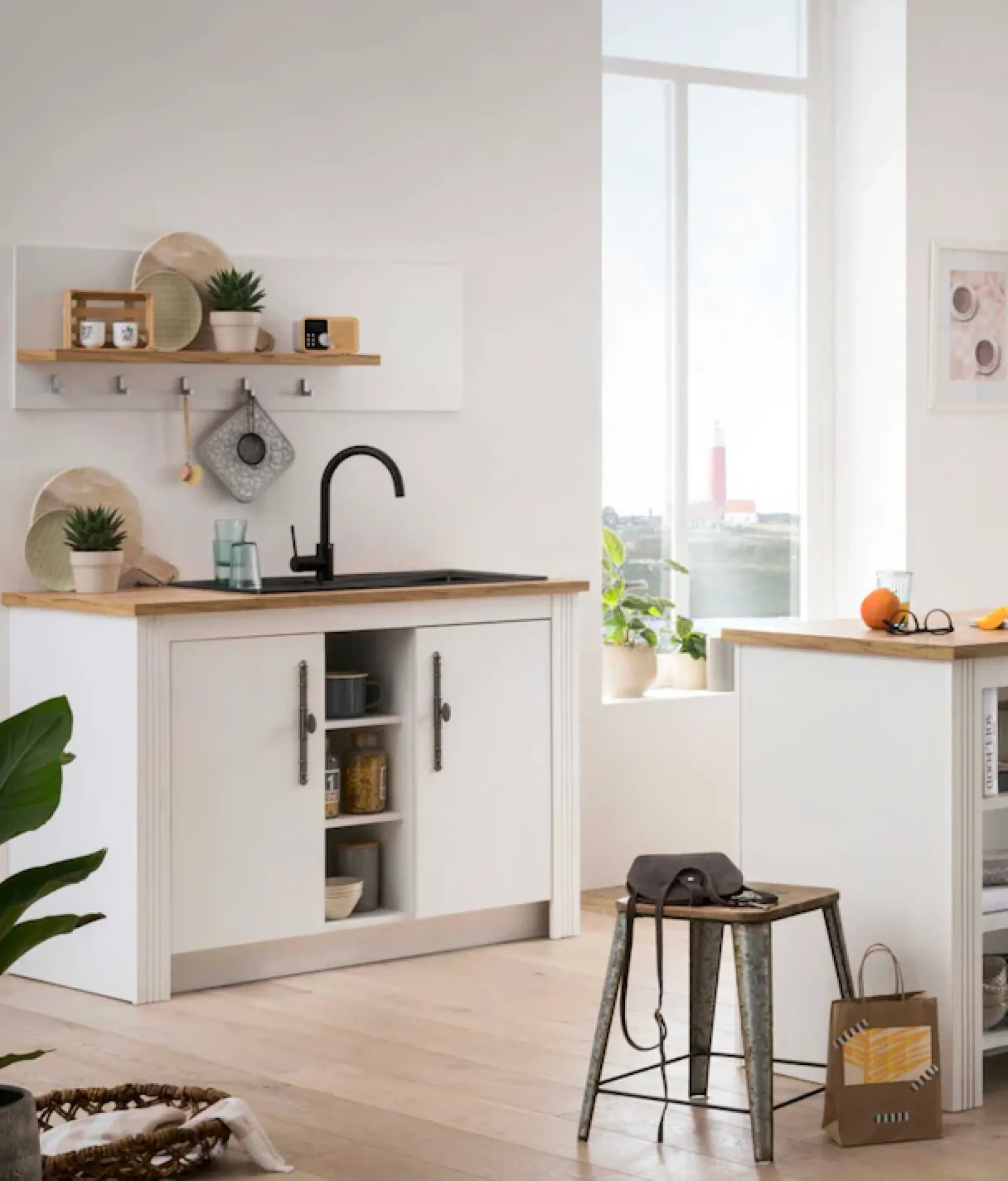 OTTO home Pantryküche »KS-Westminster« Breite 130 cm, ohne E-Geräte