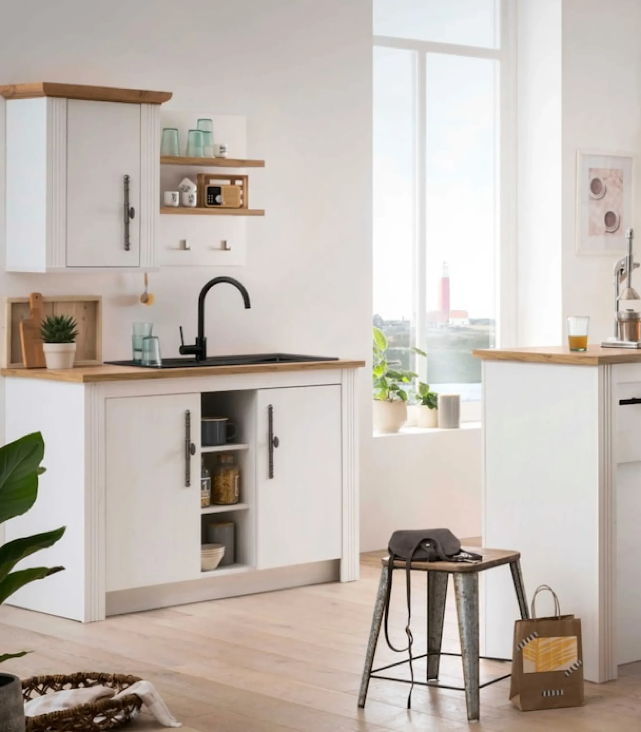OTTO home Pantryküche »KS-Westminster« Breite 130 cm, ohne E-Geräte