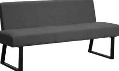 OTTO home Polsterbank »Gladio,« Esszimmerbank, Sitzbank, Bank,mit Taschenfederkern, schwarzes Metallgestell, Breite 148 cm