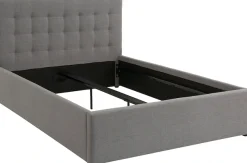 OTTO home Polsterbett »Hamar, Knopfsteppung im Kopfteil, bis 250 KG belastbar« 3 Breiten: 100cm/ 140cm/ 180cm,in verschiedenen Größen und Stoffen und Farben