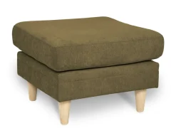 OTTO home Polsterhocker »Arellano, Breite 63 cm« klassisches Design, mit Massivholzfüßen, Webstoff fein, Chenille