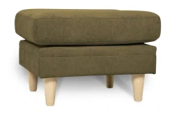 OTTO home Polsterhocker »Arellano, Breite 63 cm« klassisches Design, mit Massivholzfüßen, Webstoff fein, Chenille