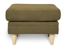 OTTO home Polsterhocker »Arellano, Breite 63 cm« klassisches Design, mit Massivholzfüßen, Webstoff fein, Chenille
