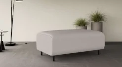 OTTO home Polsterhocker »ARROS groß mit Wellenunterfederung, Maße B/T/H: 120/70/46 cm« passend zur Serie, in hochwertiger Verarbeitung