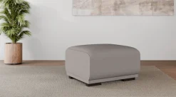 OTTO home Polsterhocker »BORNHOLM, kleiner Hocker passend zur Serie, Maße B/T/H: 61/72/46 cm« mit Wellenfederung, in hochwertiger Verarbeitung