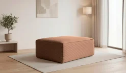 OTTO home Polsterhocker »Clayton Breite 103 cm« in einem trendigen Cord-Bezug