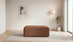 OTTO home Polsterhocker »Clayton Breite 103 cm« in einem trendigen Cord-Bezug