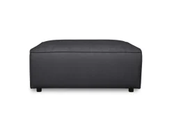 OTTO home Polsterhocker »Jorrena, extra weicher Chenille-Stoff« Praktische Ergänzung, 105x105 cm, mit Wellenunterfederung