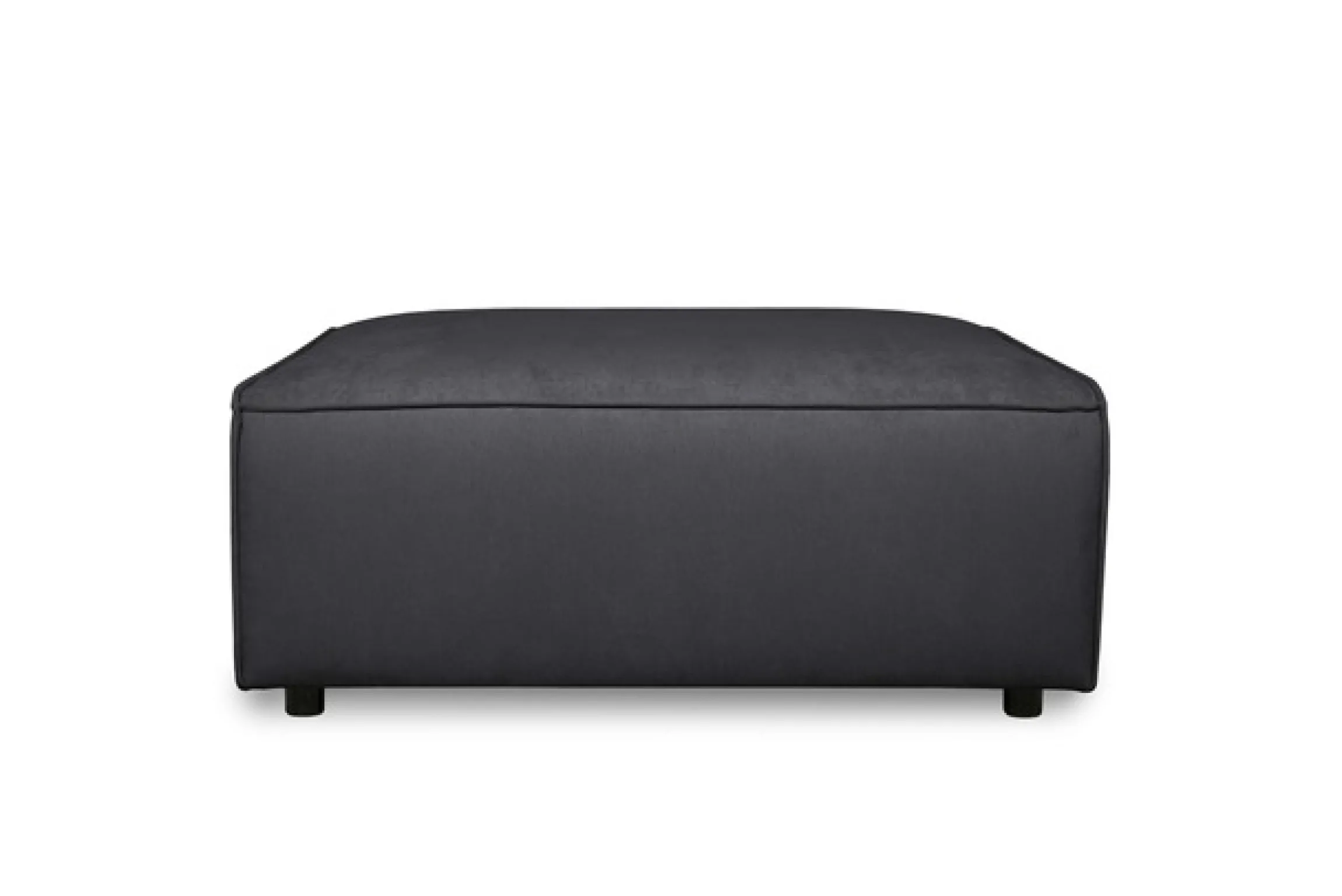 OTTO home Polsterhocker »Jorrena, extra weicher Chenille-Stoff« Praktische Ergänzung, 105x105 cm, mit Wellenunterfederung