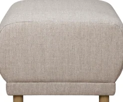 OTTO home Polsterhocker »LEMPS mit Wellenunterfederung, Maße B/T/H: 70/63/45 cm« passend zur Serie, in hochwertiger Verarbeitung