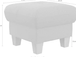 OTTO home Polsterhocker »Lindgren« mit Stauraum