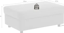 OTTO home Polsterhocker »Mauritius« passend zur 