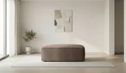OTTO home Polsterhocker »Mittell, Chenille« 102x61 cm, bodentief