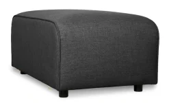 OTTO home Polsterhocker »Naddine« 60x96 cm, Strukturstoff mit Mélange-Effekt, mit Wellenunterfederung