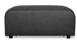 OTTO home Polsterhocker »Naddine« 60x96 cm, Strukturstoff mit Mélange-Effekt, mit Wellenunterfederung