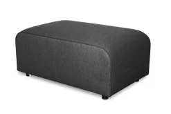 OTTO home Polsterhocker »Naddine« 60x96 cm, Strukturstoff mit Mélange-Effekt, mit Wellenunterfederung