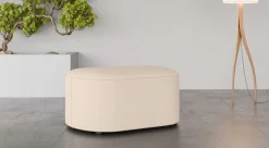 OTTO home Polsterhocker »Polsterhocker Tvinne, mit Wellenunterfederung« passend zum Ecksofa, auch in Bouclé, B/T/H: 90/50/44 cm