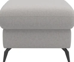 OTTO home Polsterhocker »Rochelle« 1 Stk. tlg. moderne 15 cm Metallfüße