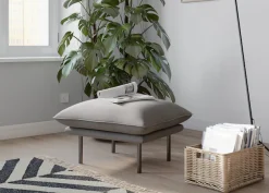 OTTO home Polsterhocker »Stine« Besonderes Design durch Kissenoptik und Keder
