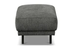 OTTO home Polsterhocker »Sveeva, 73x57 cm, schwarze Metallfüße« langlebiger Webstoff, viele Farben zur Auswahl