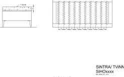 OTTO home Polsterhocker »TVINNU Cord« zur Serie TVINNU, gemütlicher Sitzkomfort, rechteckig, schwarze Füße