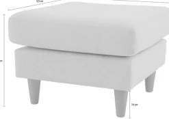 OTTO home Polsterhocker »Tvinno« im skandinavischen Stil