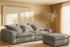 OTTO home Polsterhocker »Venslev« schöne Ergänzung für das Sofa