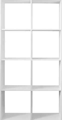 OTTO home Raumteilerregal »IZOLA, Raumteiler, Aktenregal, Würfelregal,« mit 8 Fächern, quer und hochkant stellbar, (B/T/H) 76x37x147 cm