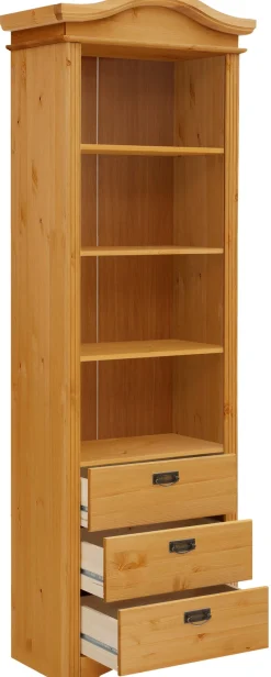 OTTO home Regal »Konrad« aus Massivholz, für Kinderzimmer, mit Metallgriffen, Made in Europa