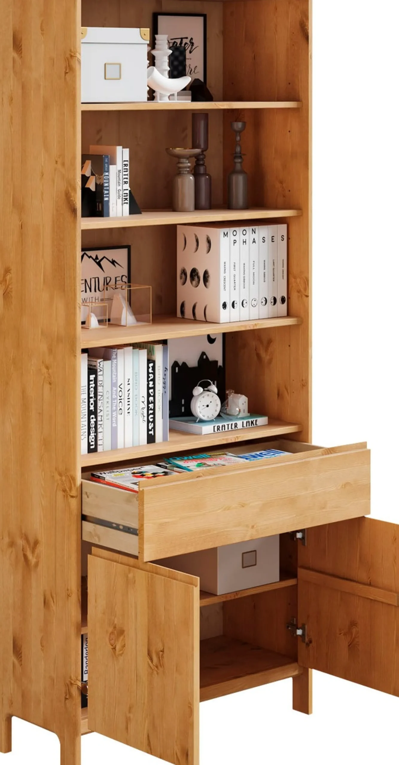 OTTO home Regal »Luven« Breite 82 cm, Massivholz