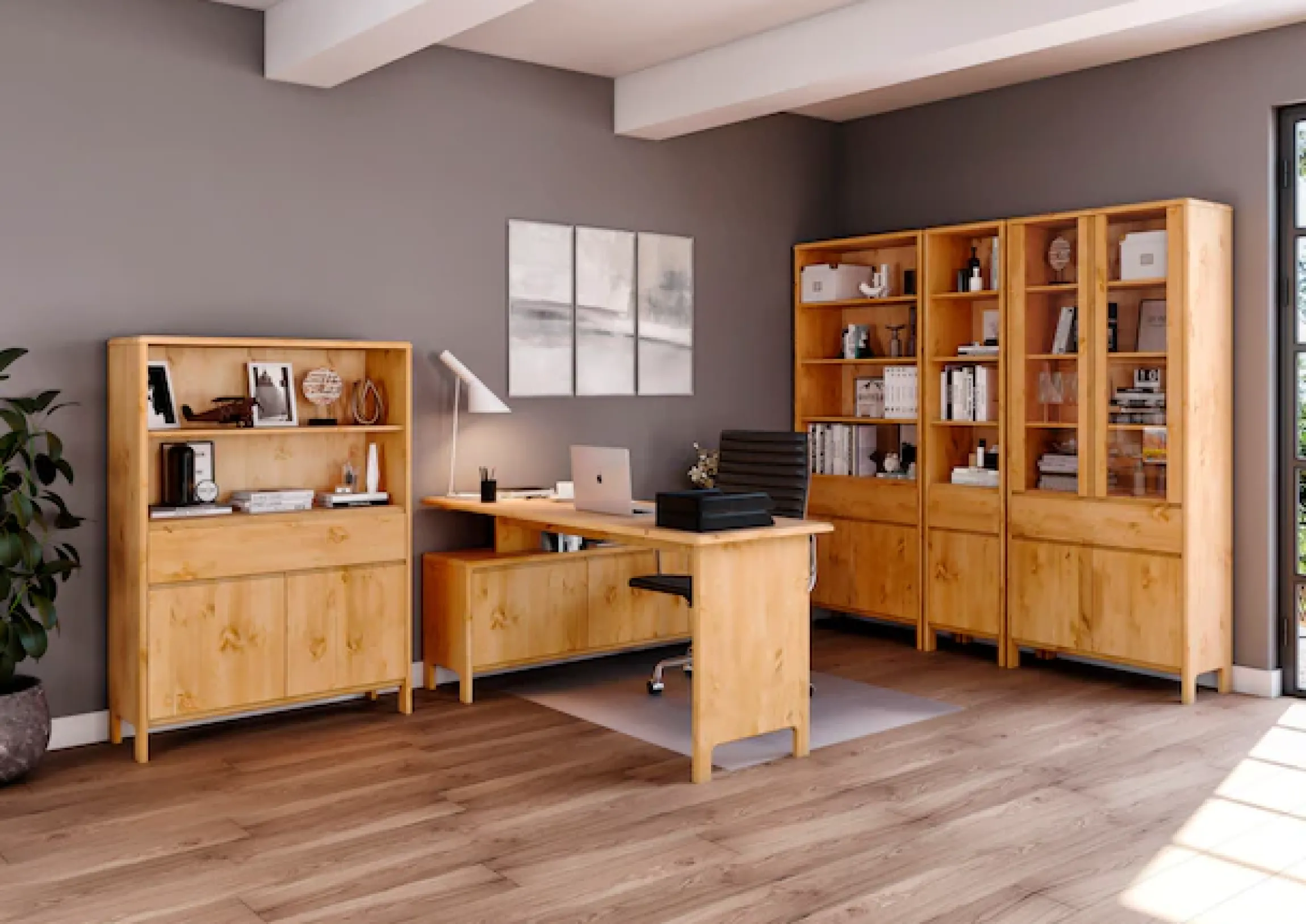 OTTO home Regal »Luven« Breite 82 cm, Massivholz