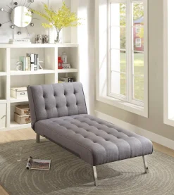 OTTO home Relaxliege »Pierre« mit Relax- und Schlaffunktion, mit Wellenunterfederung