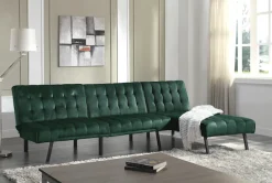 OTTO home Relaxliege »Pierre« mit 3-stufiger Rasterfunktion im Rücken, mit Wellenunterfederung