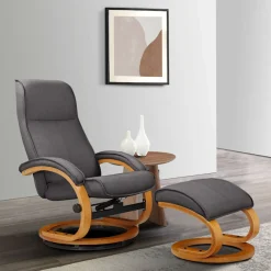 OTTO home Relaxsessel »mit Hocker PARIS Webstoff - OTTO. Verlässliche Qualität.« bestehend aus Sessel und Hocker, 2 Stk. tlg. Relaxfunktion, Dreh- und Kippfunktion, Unser Dauertiefpreis